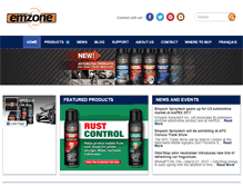Tablet Screenshot of emzone.ca